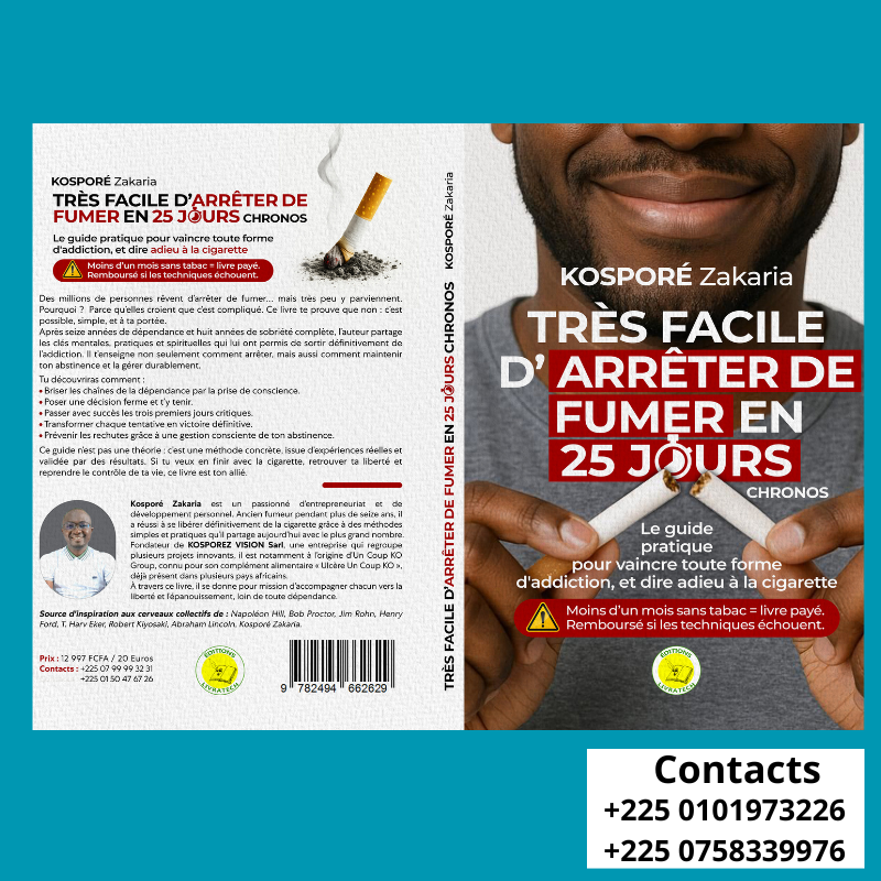 Le livre sur comment stopper n'importe quelle addiction. En particulier le tabagiste.
